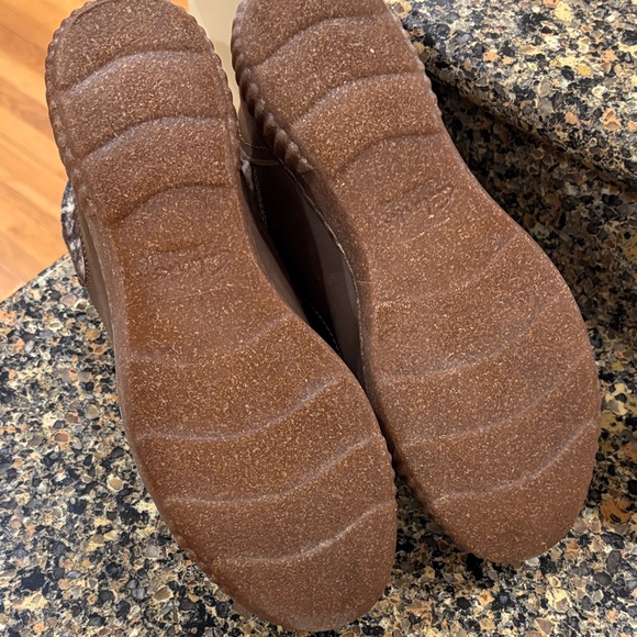 Clarks Collection Leather Ankle Boots Caroline Spice. Size 10 - Picture 4 of 8